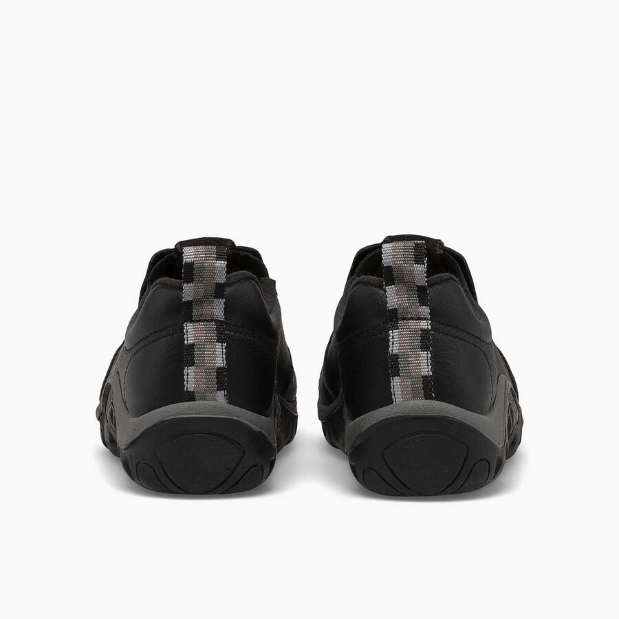 big kid - jungle moc leather - instappers zwart