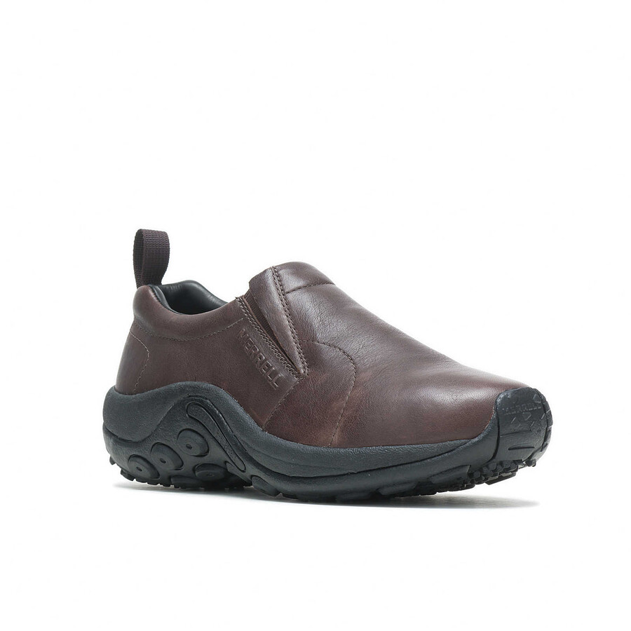 heren jungle moc leather 2 casual schoenen espresso