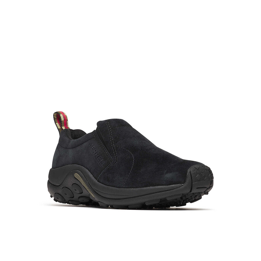dames - jungle moc wide width - instappers zwart