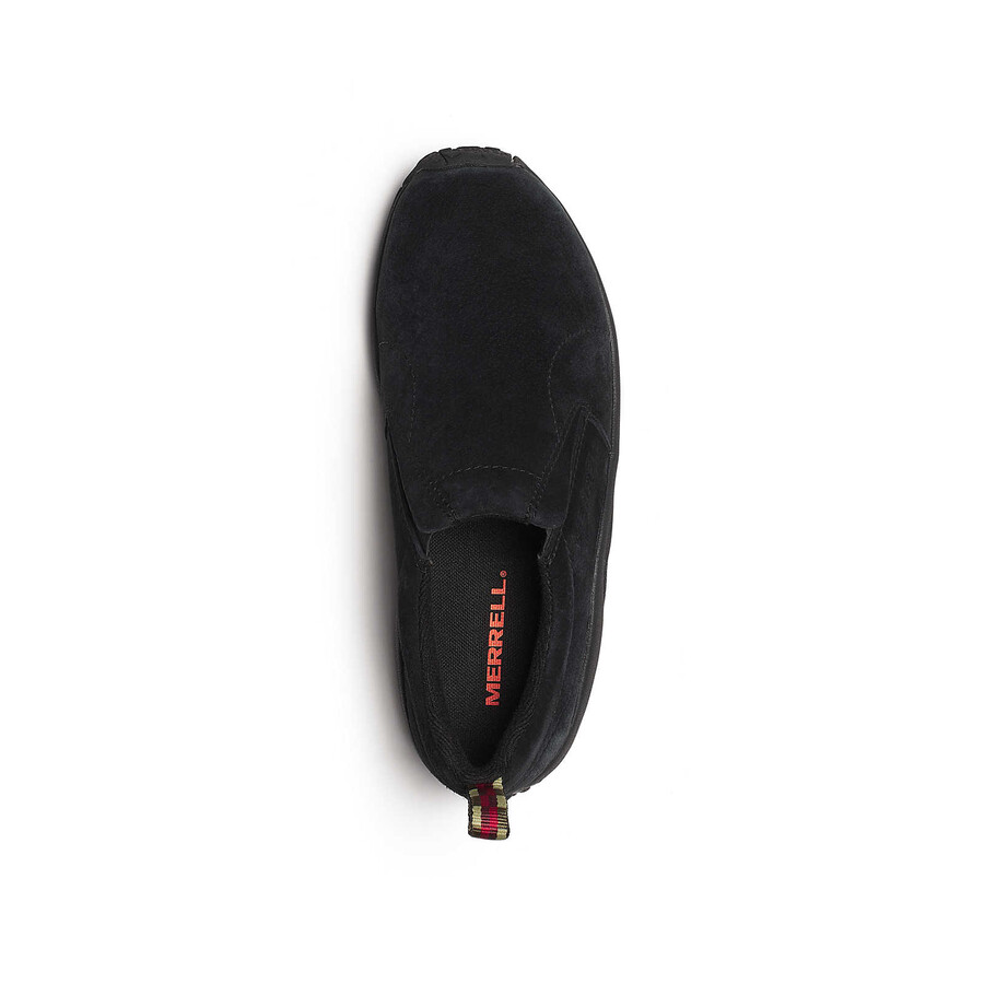 dames - jungle moc wide width - instappers zwart
