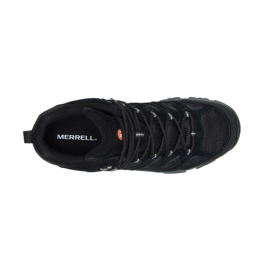 koop de moab 3 mid wandelschoenen voor heren in het zwart black night.