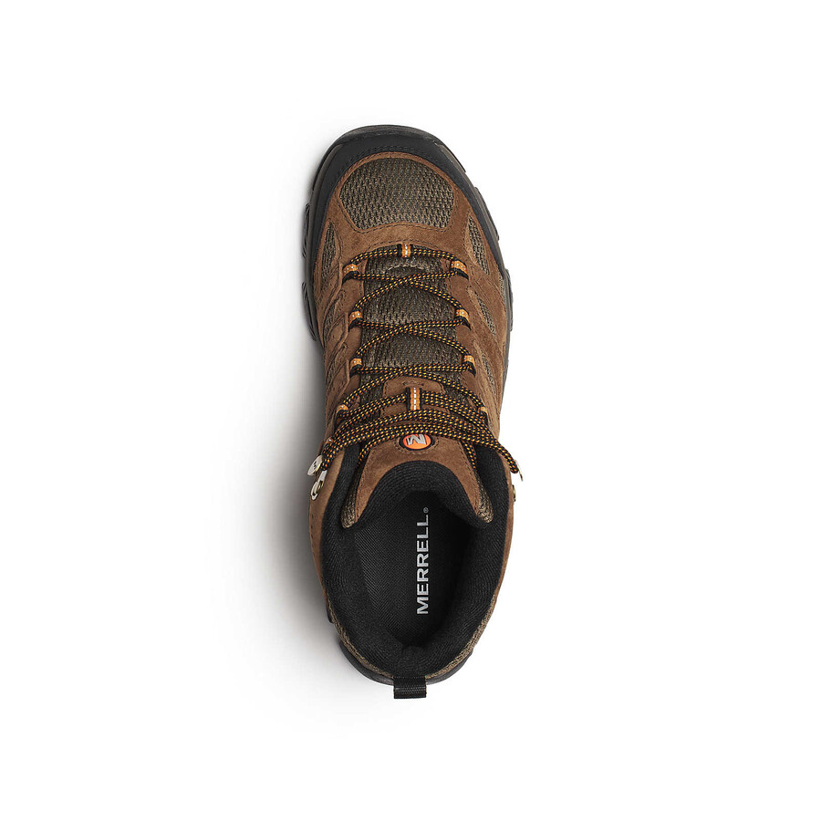 koop de moab 3 mid wandelschoenen voor heren in de kleur earth.