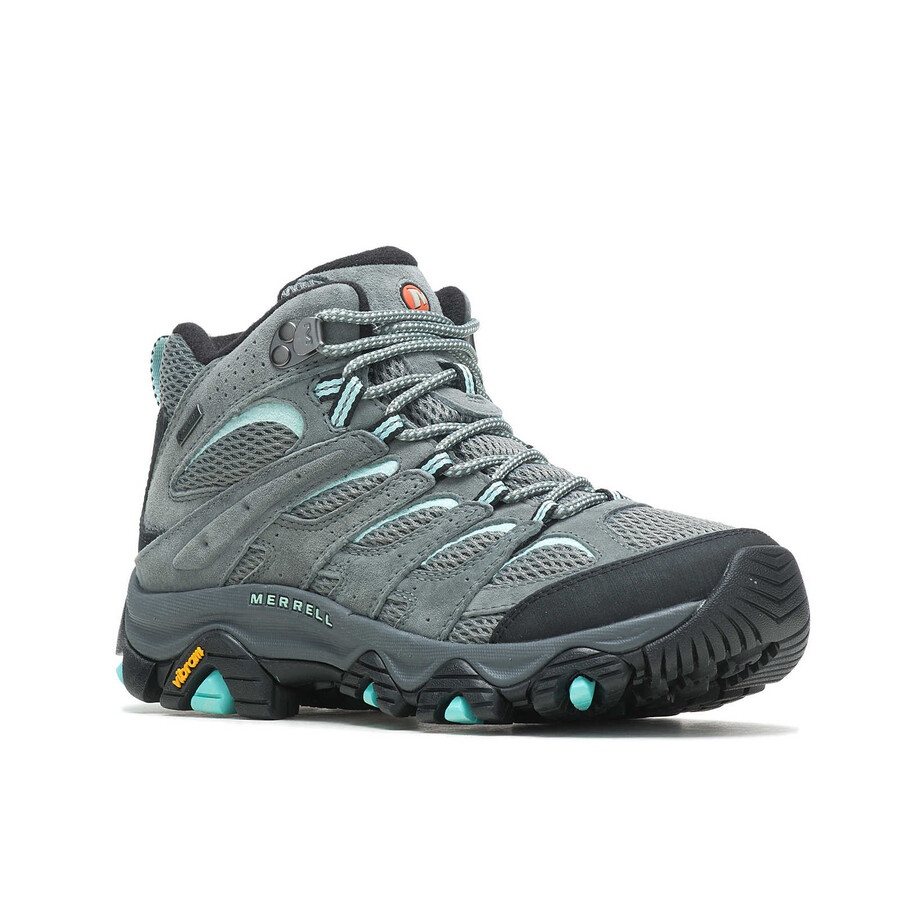moab 3 mid gore-tex wandelschoenen voor dames in de kleur sedona sage