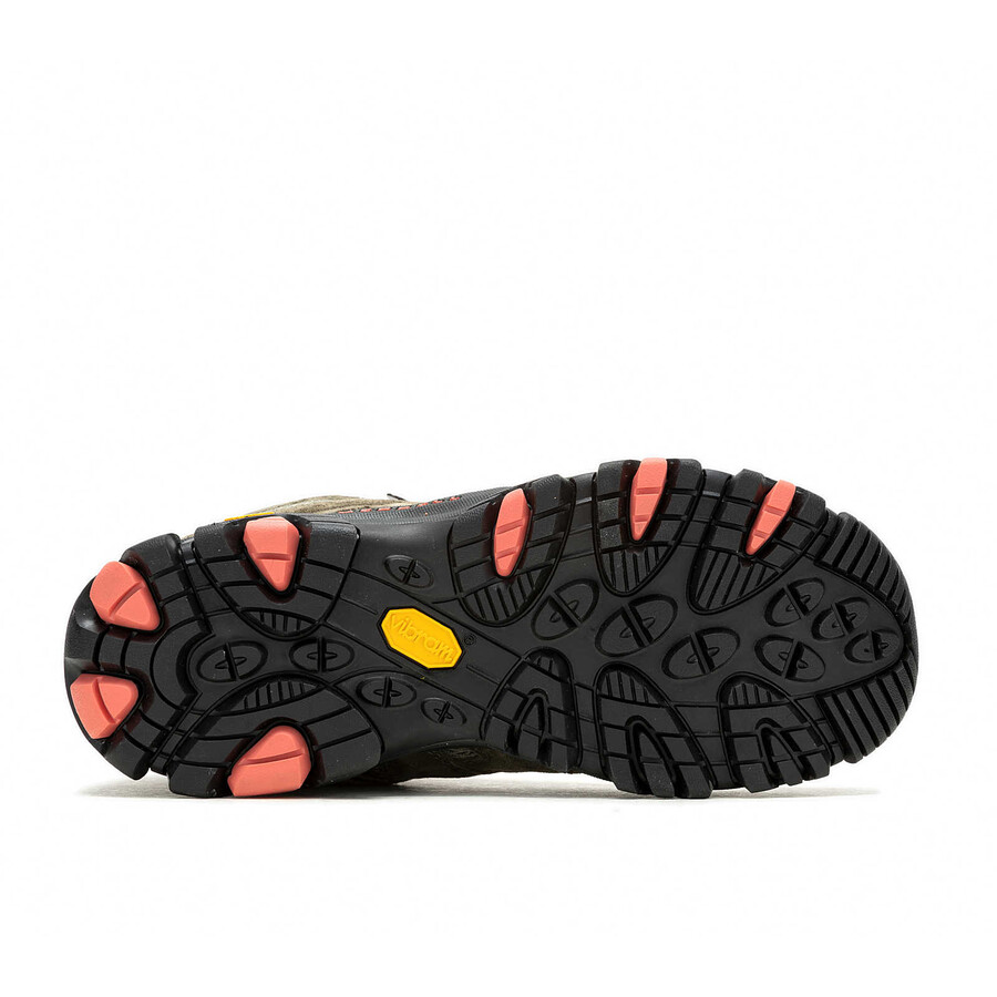 moab 3 mid gore-tex wandelschoenen voor dames olijfgroen
