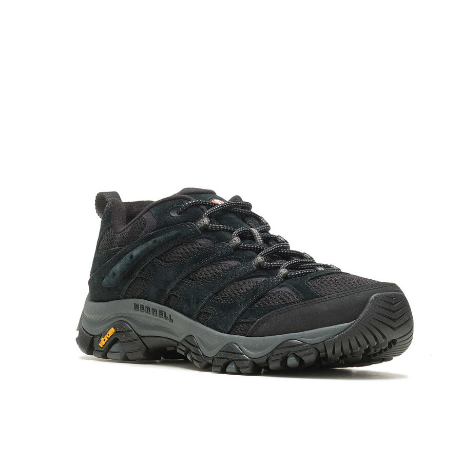 heren - moab 3 wide width - schoenen black night