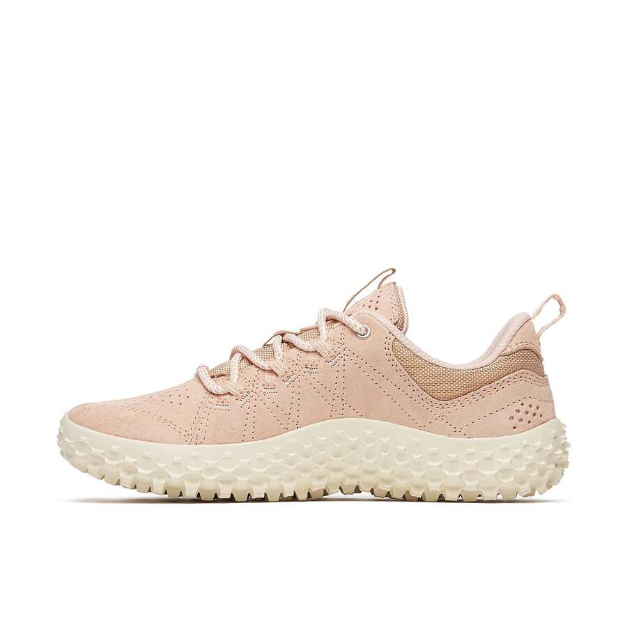 shop dames wrapt blotevoetenwandelschoenen in poederkleur
