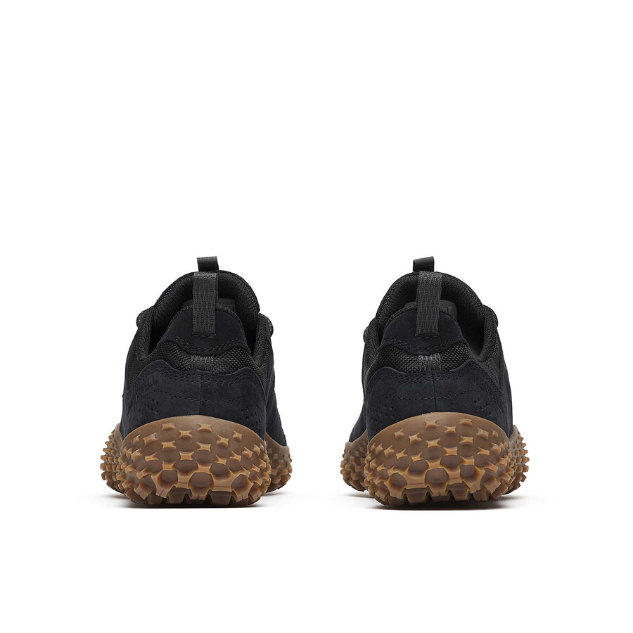shop de wrapt barefoot walking boots voor dames in zwartrubber.