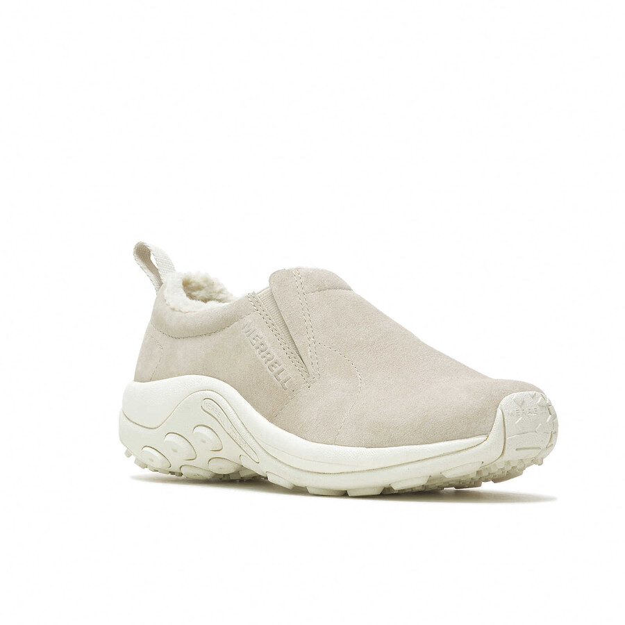 dames jungle moc cozy casual slip ons oyster