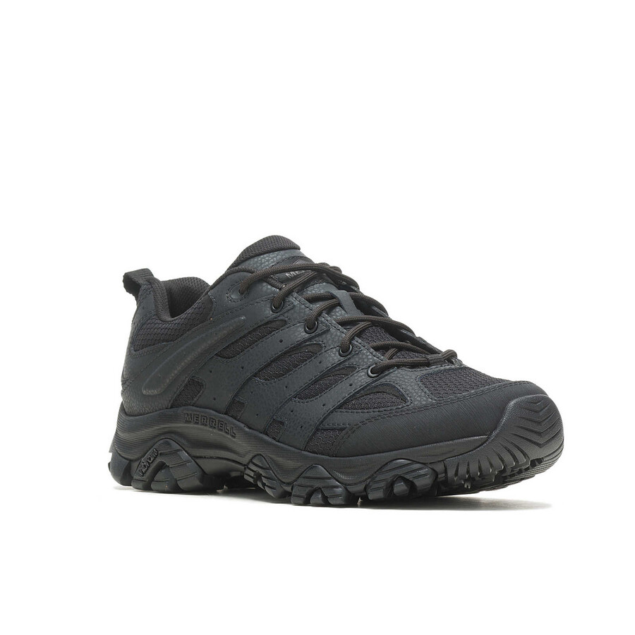heren - moab 3 tactical schoen met brede pasvorm - zwarte schoenen