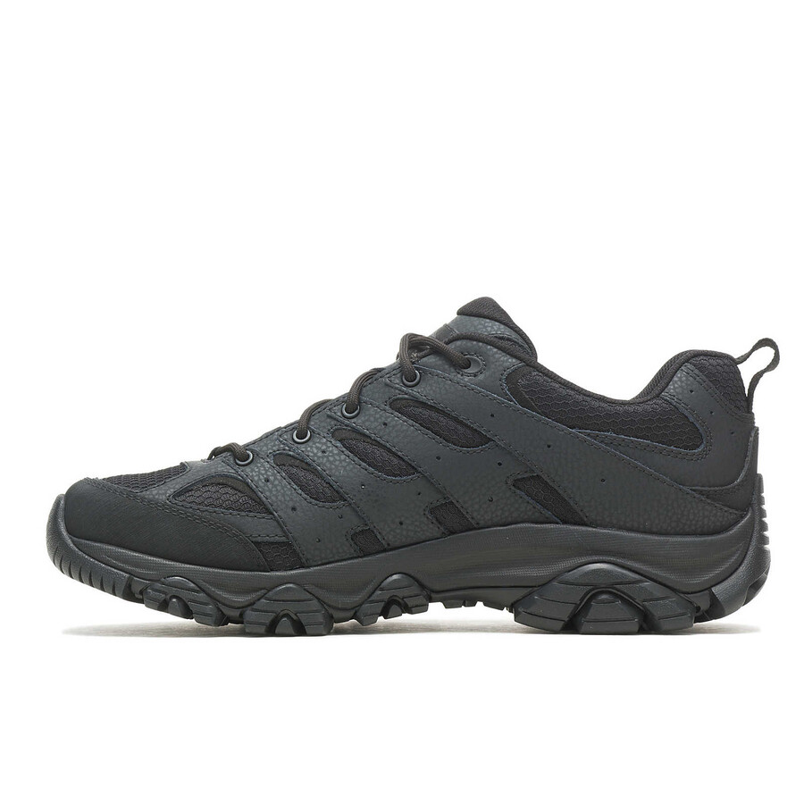 heren - moab 3 tactical schoen met brede pasvorm - zwarte schoenen