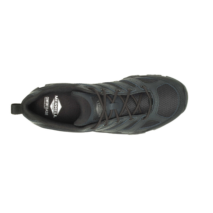 heren - moab 3 tactical schoen met brede pasvorm - zwarte schoenen