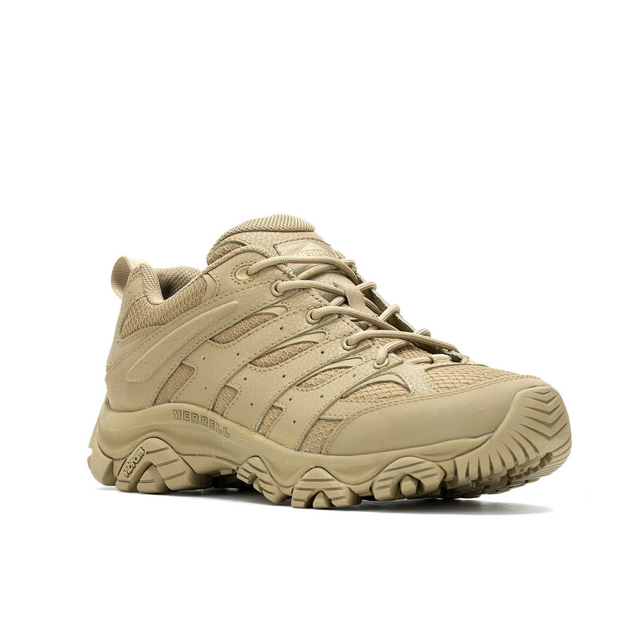 heren - moab 3 tactical schoen met brede pasvorm - schoenen in de kleur donker coyote