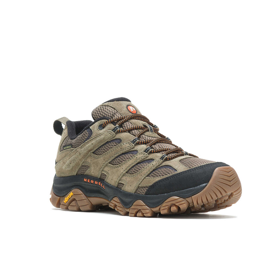 heren - moab 3 waterdichte - schoenen olijfgroengum
