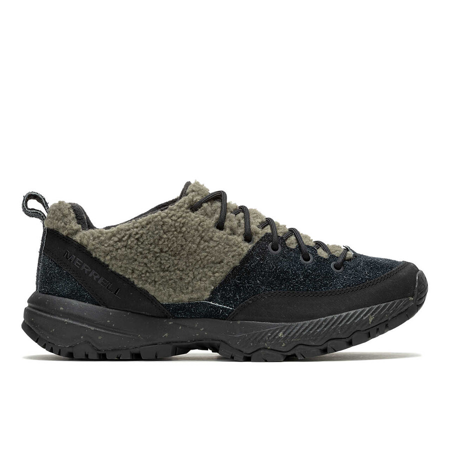 heren - mqm ace fleece 1trl - schoenen zwartolijfgroen