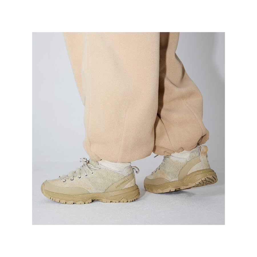 heren - mqm ace fleece 1trl - schoenen khakioyster