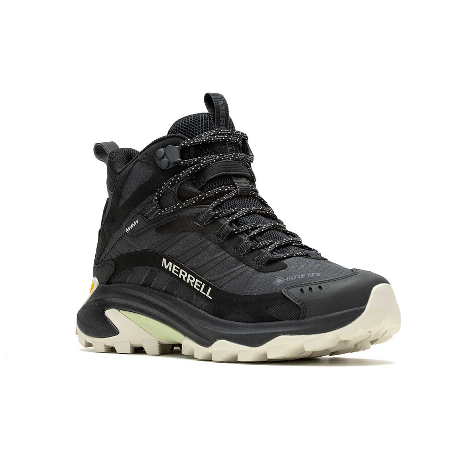 dames moab speed 2 mid gore-tex laarzen met brede pasvorm zwart