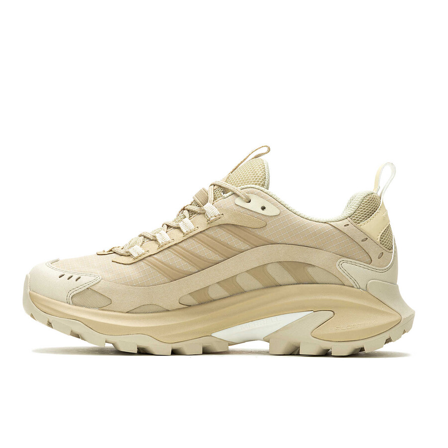 dames - moab speed 2 gore-tex brede schoenen - khaki