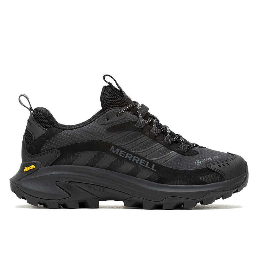 dames - moab speed 2 gore-tex wide width - schoenen triple black