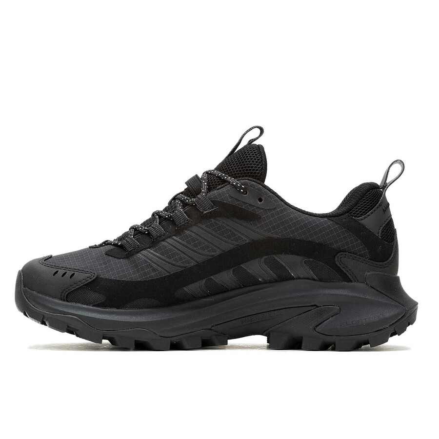 dames - moab speed 2 gore-tex wide width - schoenen triple black