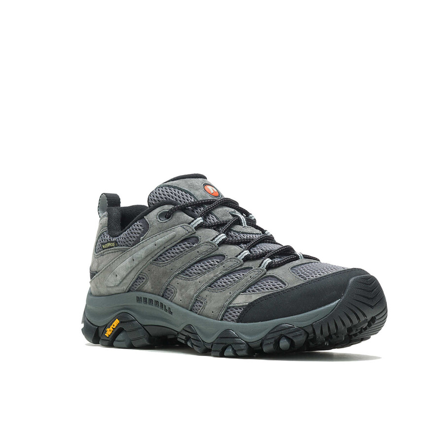 heren - moab 3 waterdichte schoenen met brede pasvorm - graniet