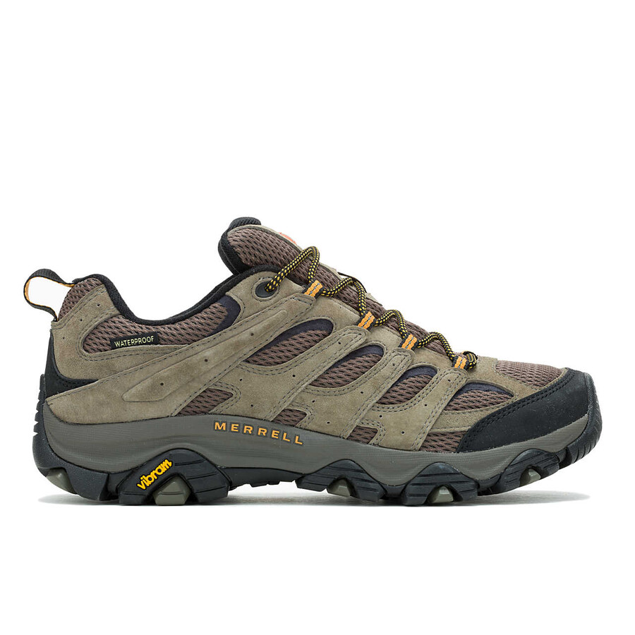 heren - moab 3 waterdichte schoenen met brede pasvorm - walnoot