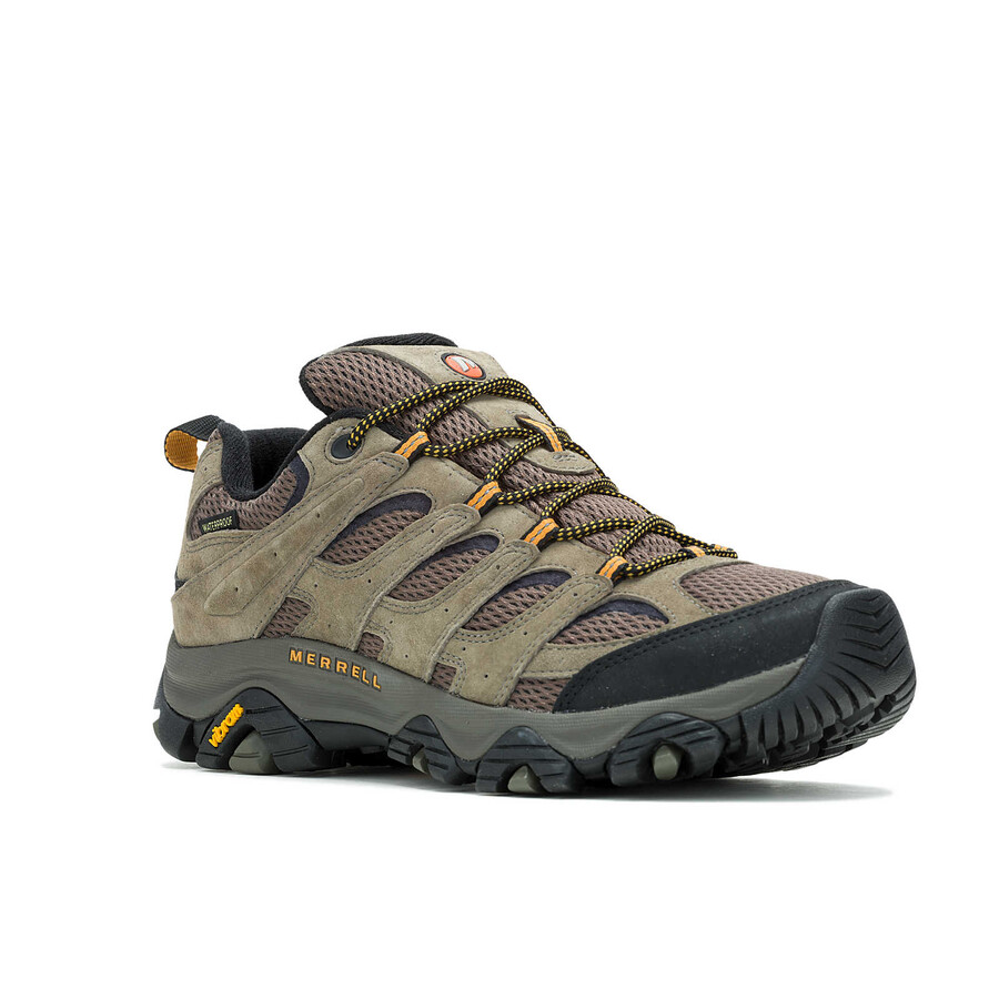 heren - moab 3 waterdichte schoenen met brede pasvorm - walnoot
