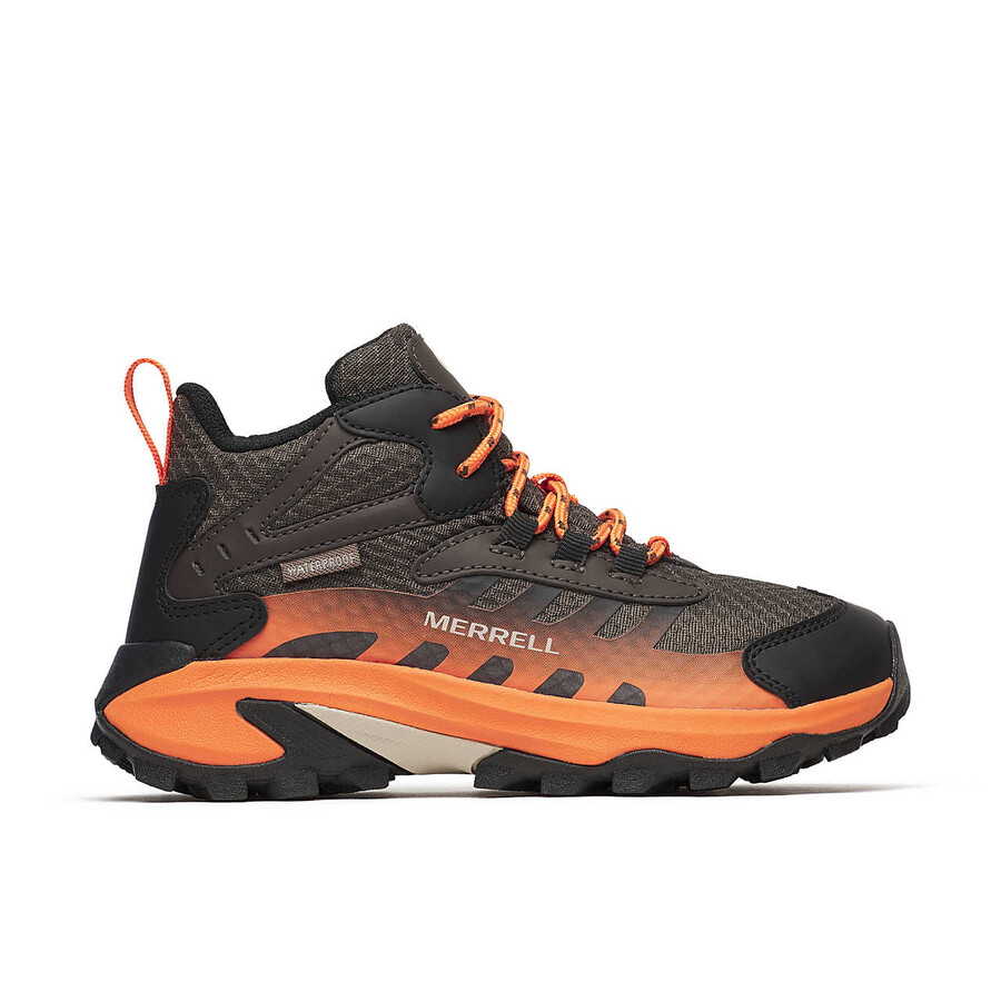 kinderschoenen - moab speed 2 mid waterdicht - athletics bk gunsmokeoranje
