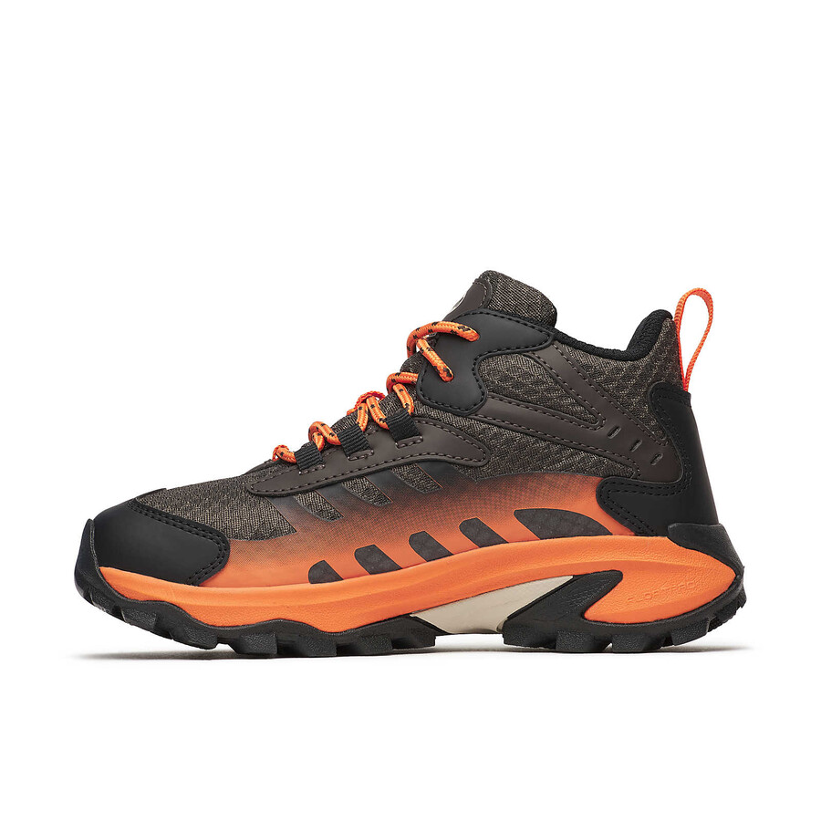 kinderschoenen - moab speed 2 mid waterdicht - athletics bk gunsmokeoranje
