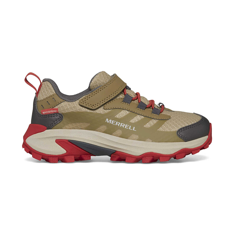 big kid moab speed 2 low ac waterdichte schoenen bk coyote