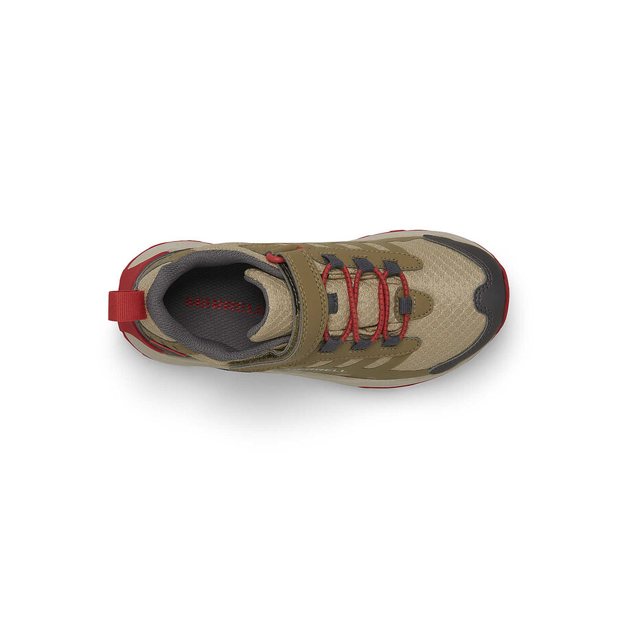 big kid moab speed 2 low ac waterdichte schoenen bk coyote