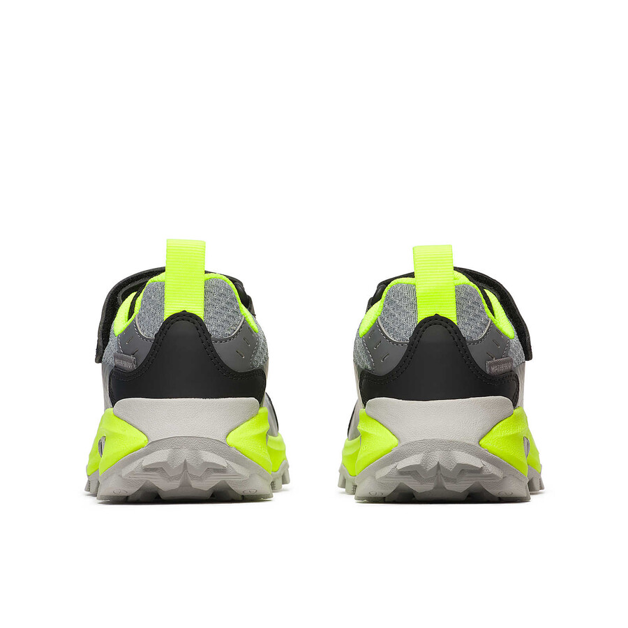 big kid moab speed 2 low ac waterdichte schoenen - zwart grijszwartcitroen