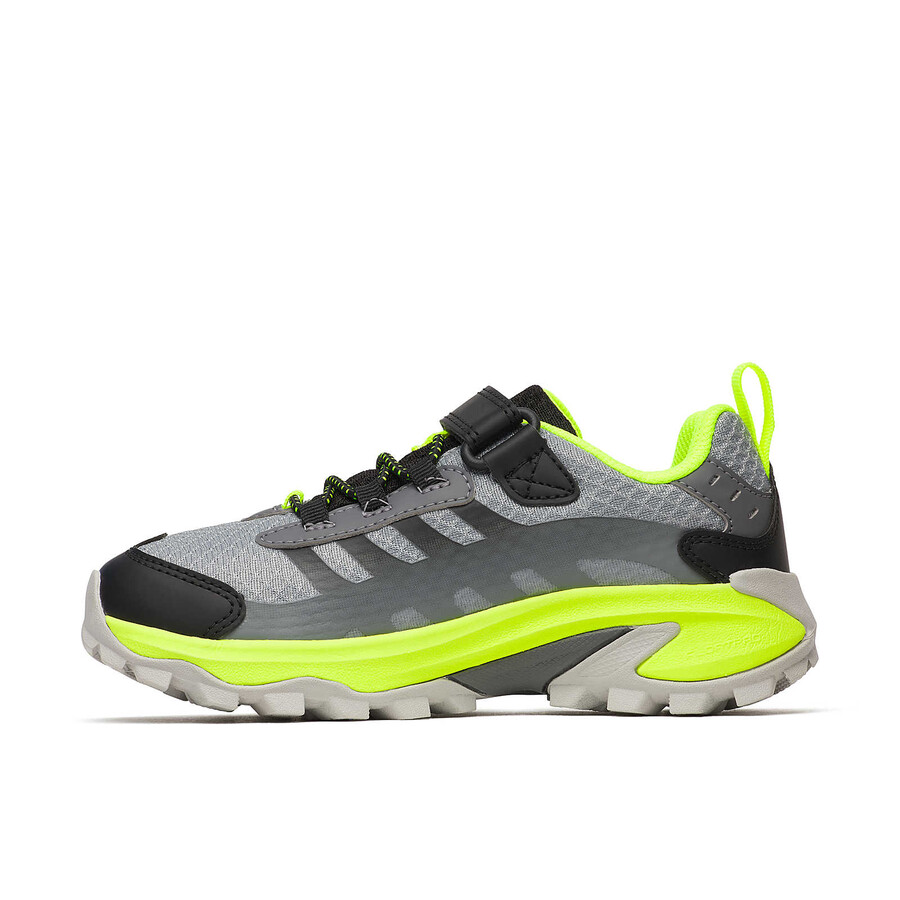 big kid moab speed 2 low ac waterdichte schoenen - zwart grijszwartcitroen