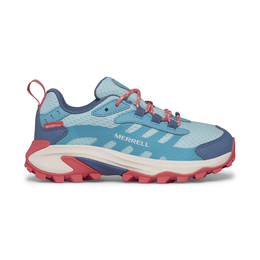 big kid - moab speed 2 low waterproof - schoenen lk turquoisecoral