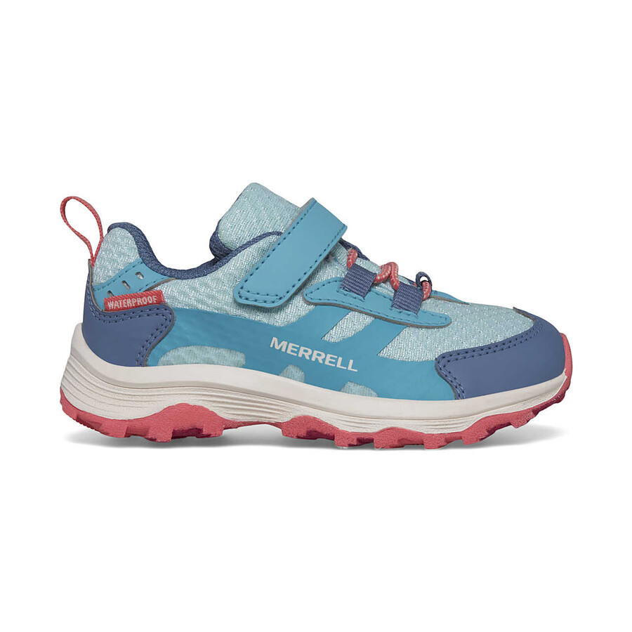 moab speed 2 low ac jr. waterdichte schoenen turkooiskoraal