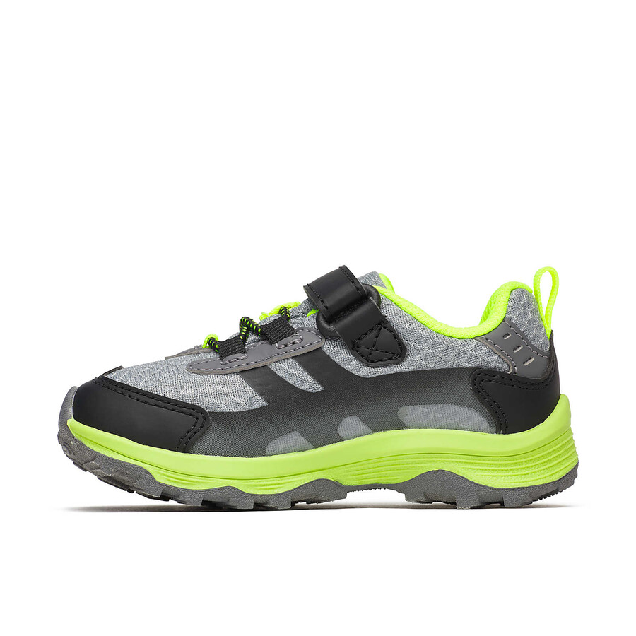 moab speed 2 low ac jr. waterdichte schoenen grijszwartcitroen
