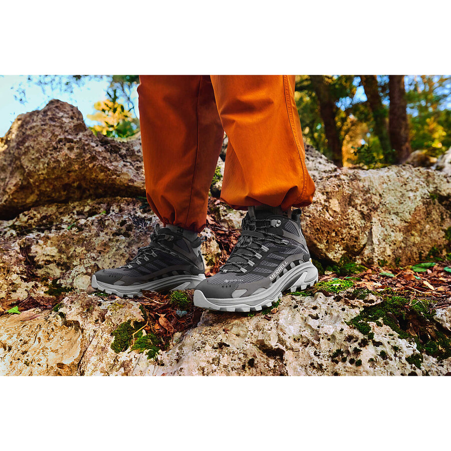 moab speed 2 mid gore-tex wandelschoenen voor heren geschikt voor asfalt