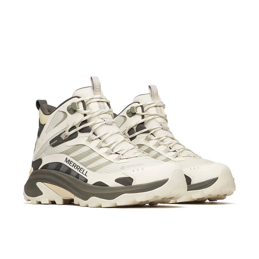 moab speed 2 mid gore-tex wandelschoenen voor heren in de kleur stucco