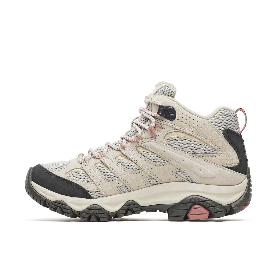 dames moab 3 mid waterdichte wandelschoenen aluminium