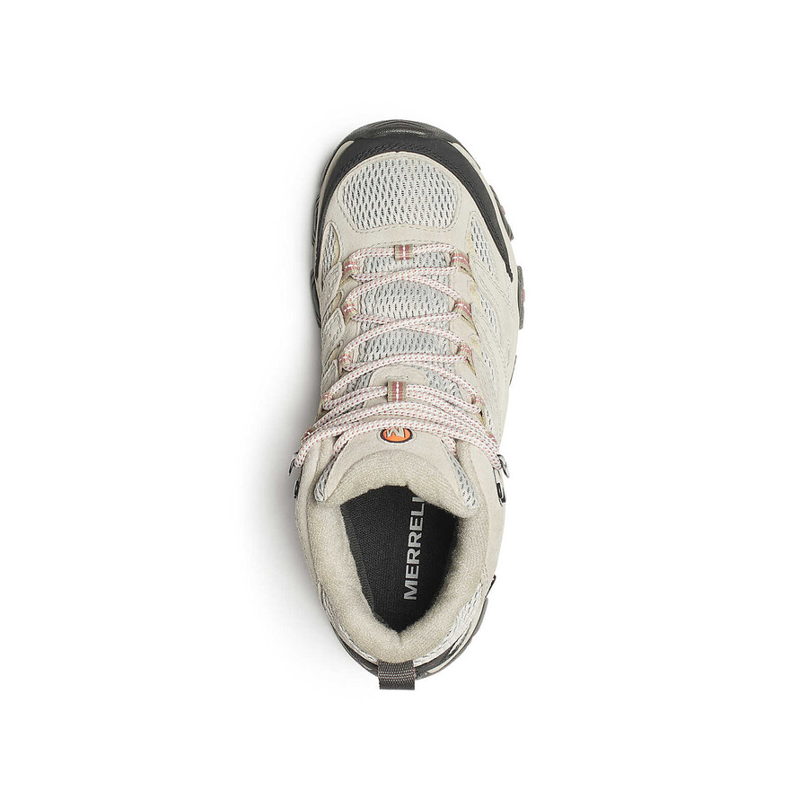 dames moab 3 mid waterdichte wandelschoenen aluminium