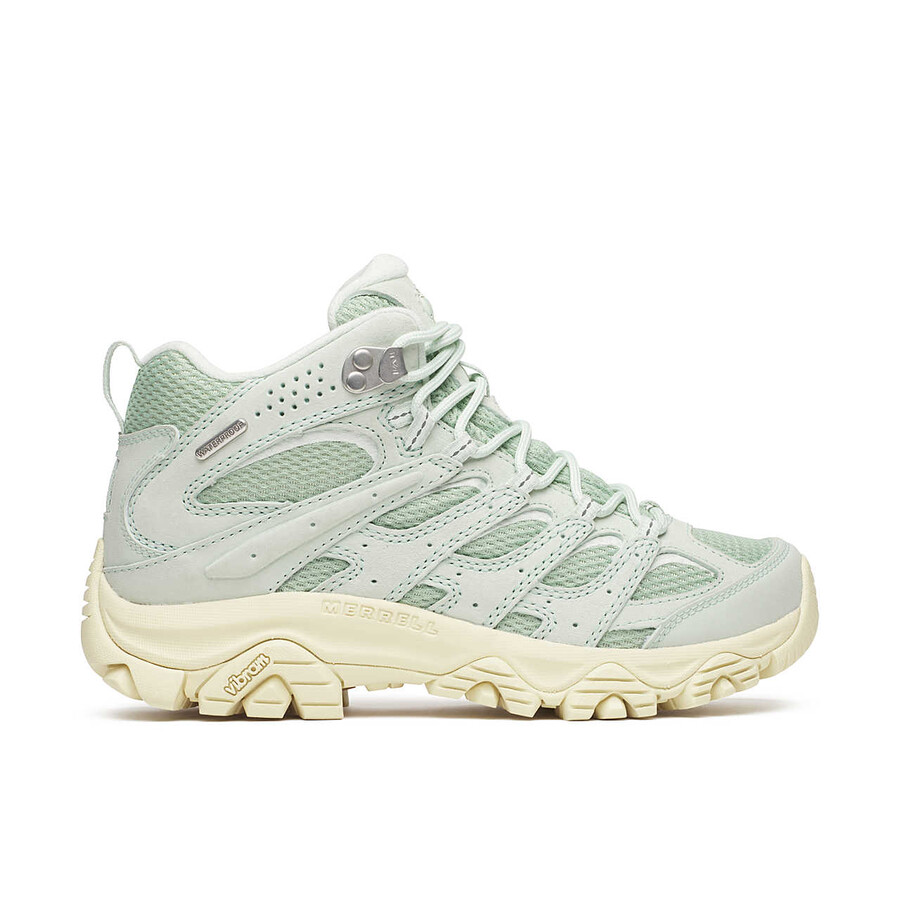 dames moab 3 mid waterdichte wandelschoenen in saliegroen
