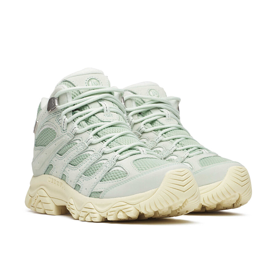 dames moab 3 mid waterdichte wandelschoenen in saliegroen