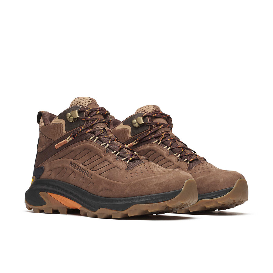 moab speed 2 leren halfhoge waterdichte wandelschoenen mole