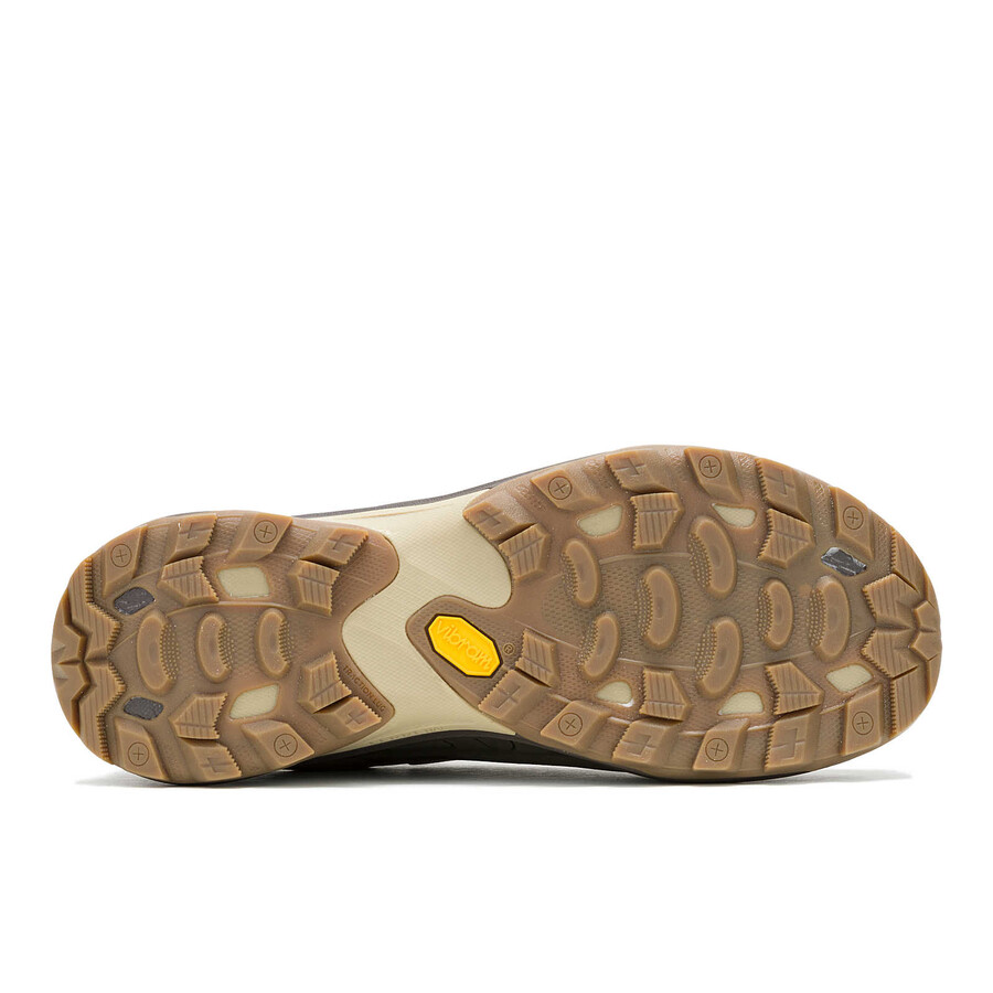 moab speed 2 leren waterdichte wandelschoenen voor heren olijfgroen