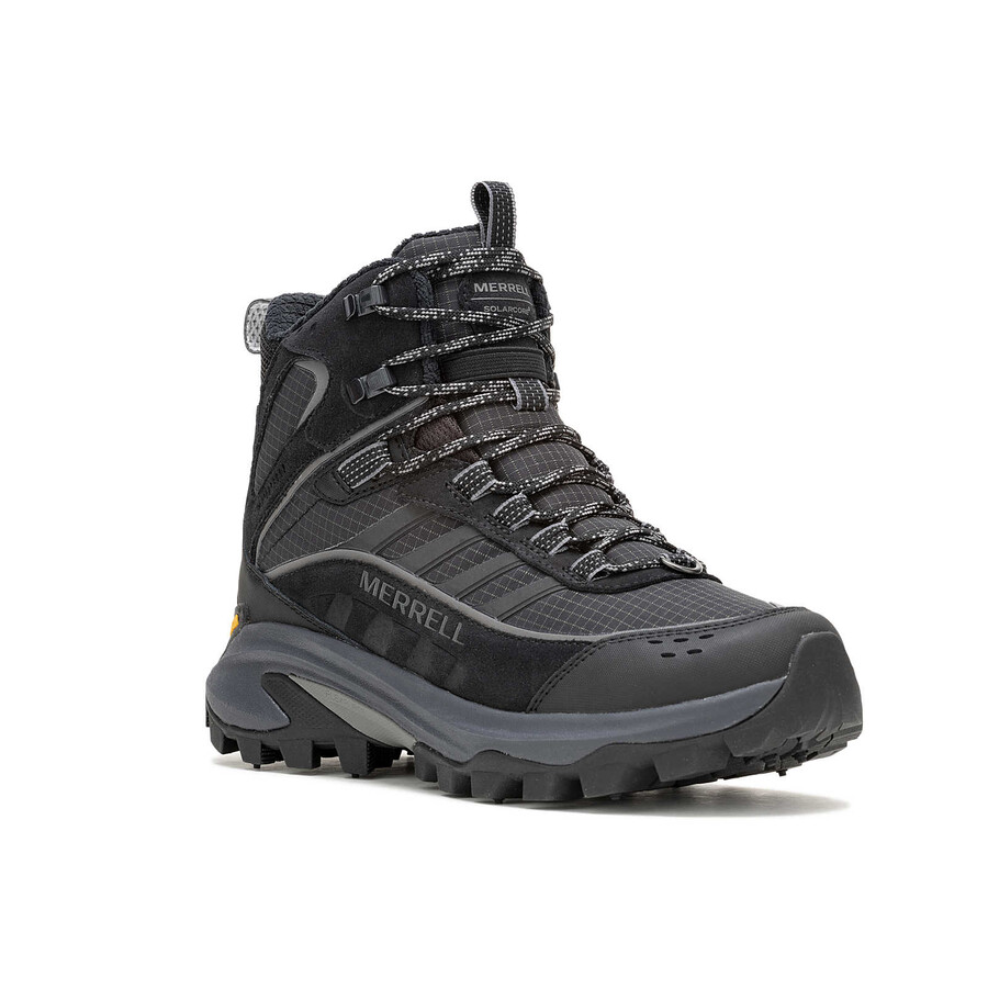 dames moab speed 2 thermo mid waterdichte winterwandelschoenen zwart