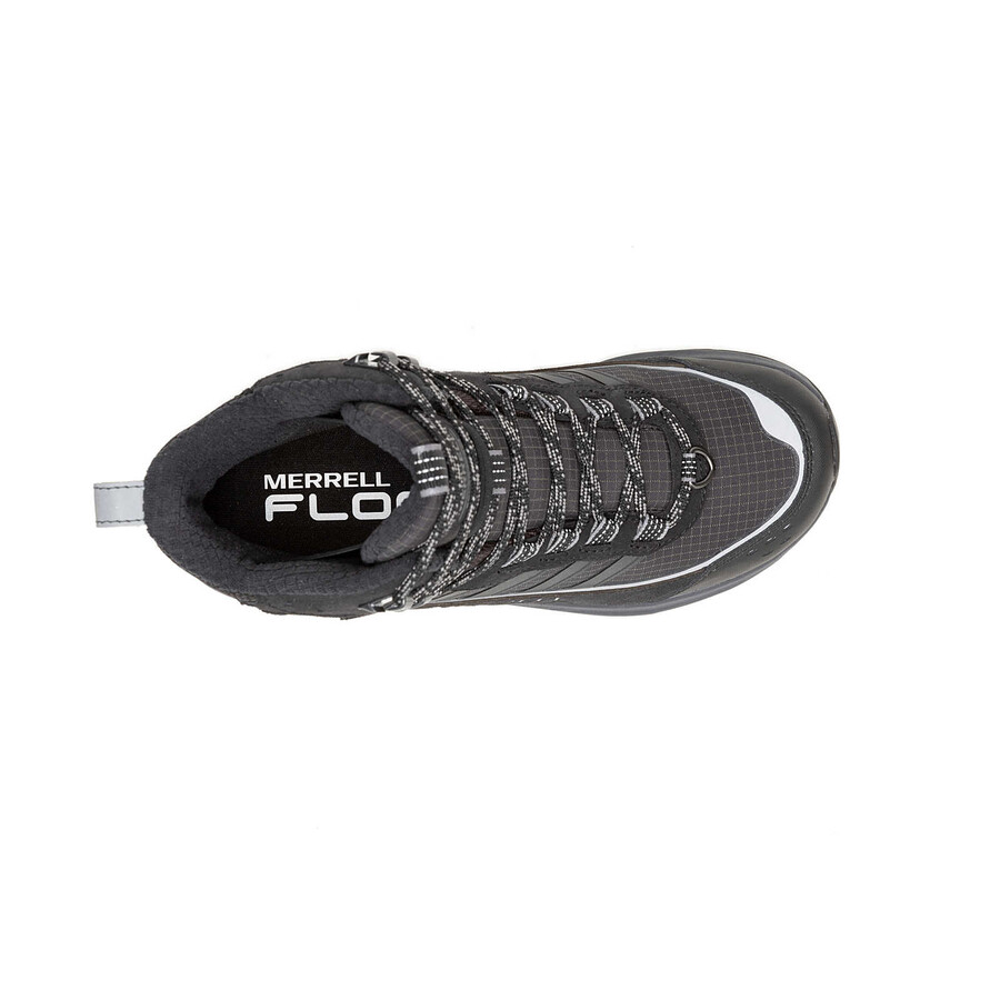 dames moab speed 2 thermo mid waterdichte winterwandelschoenen zwart