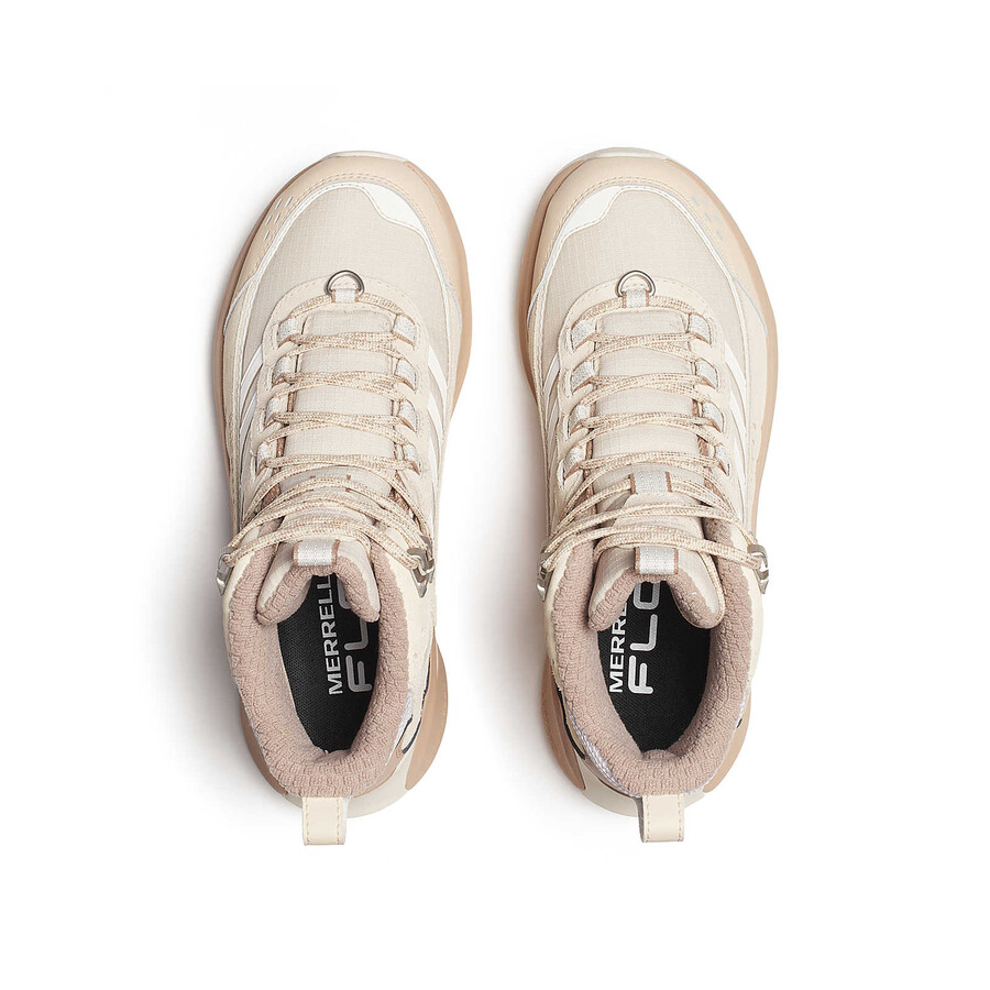 dames moab speed 2 thermo mid waterdichte winterwandelschoenen nougat