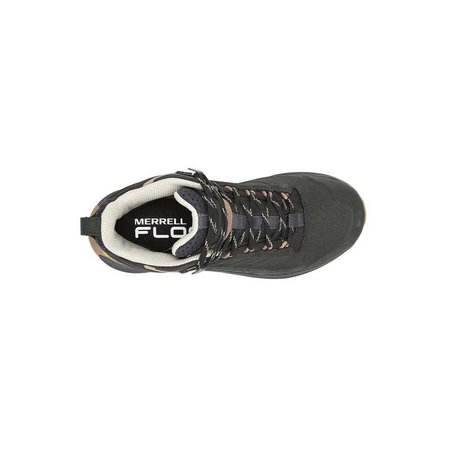 dames moab speed 2 leren halfhoge wp wandelschoenen zwart