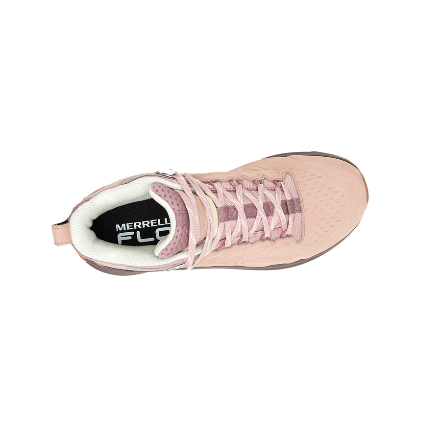 dames moab speed 2 leren halfhoge wp wandelschoenen adobe rose