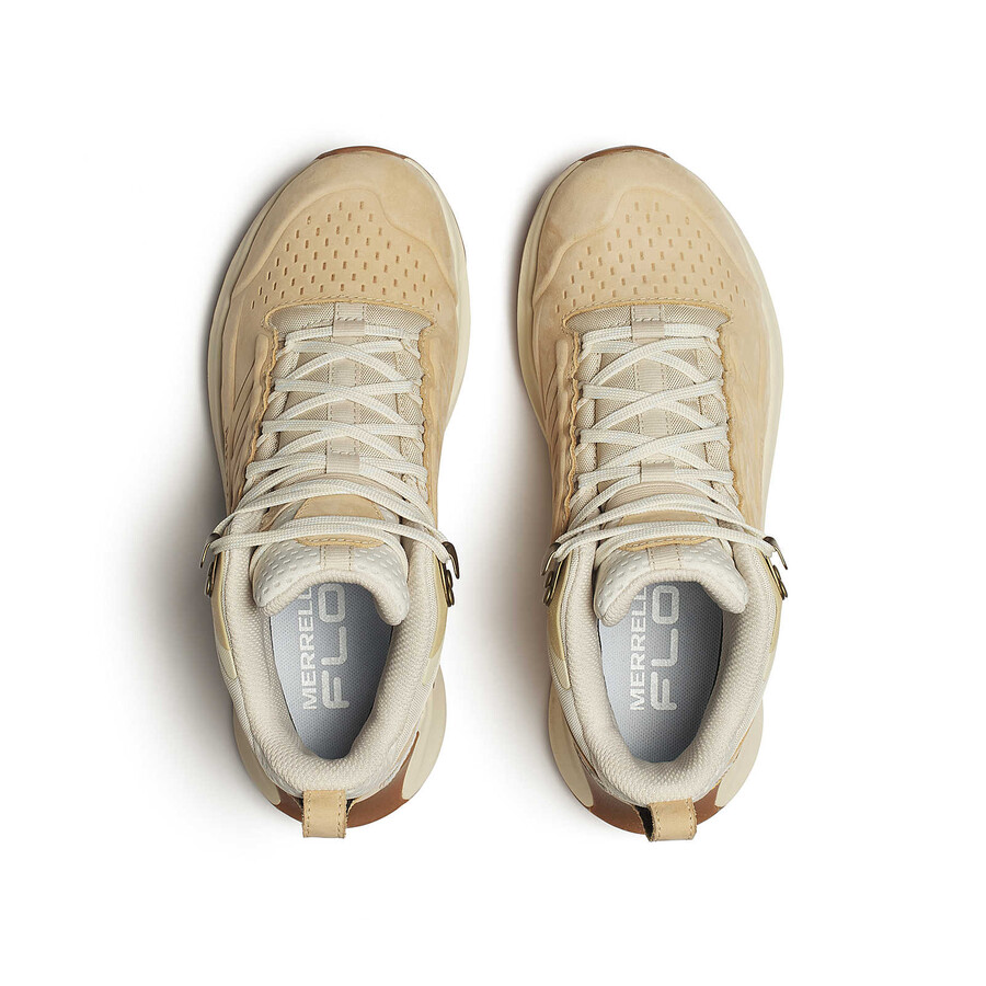 dames moab speed 2 leren halfhoge wp wandelschoenen latte