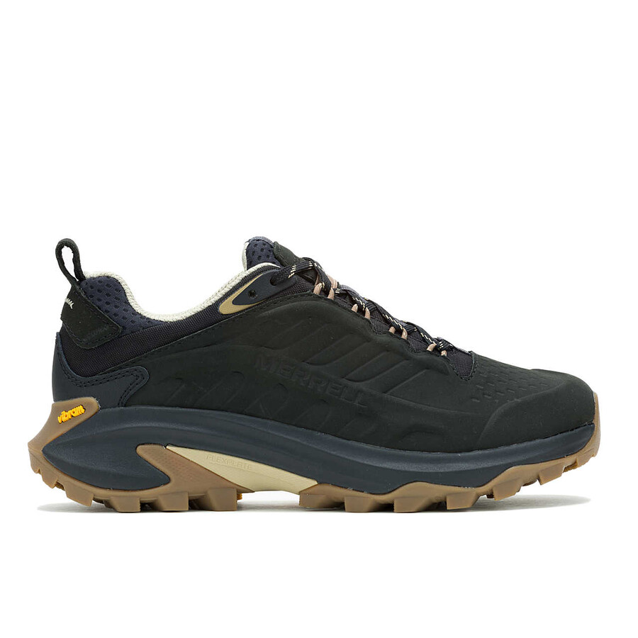 moab speed 2 waterdichte leren wandelschoenen zwart